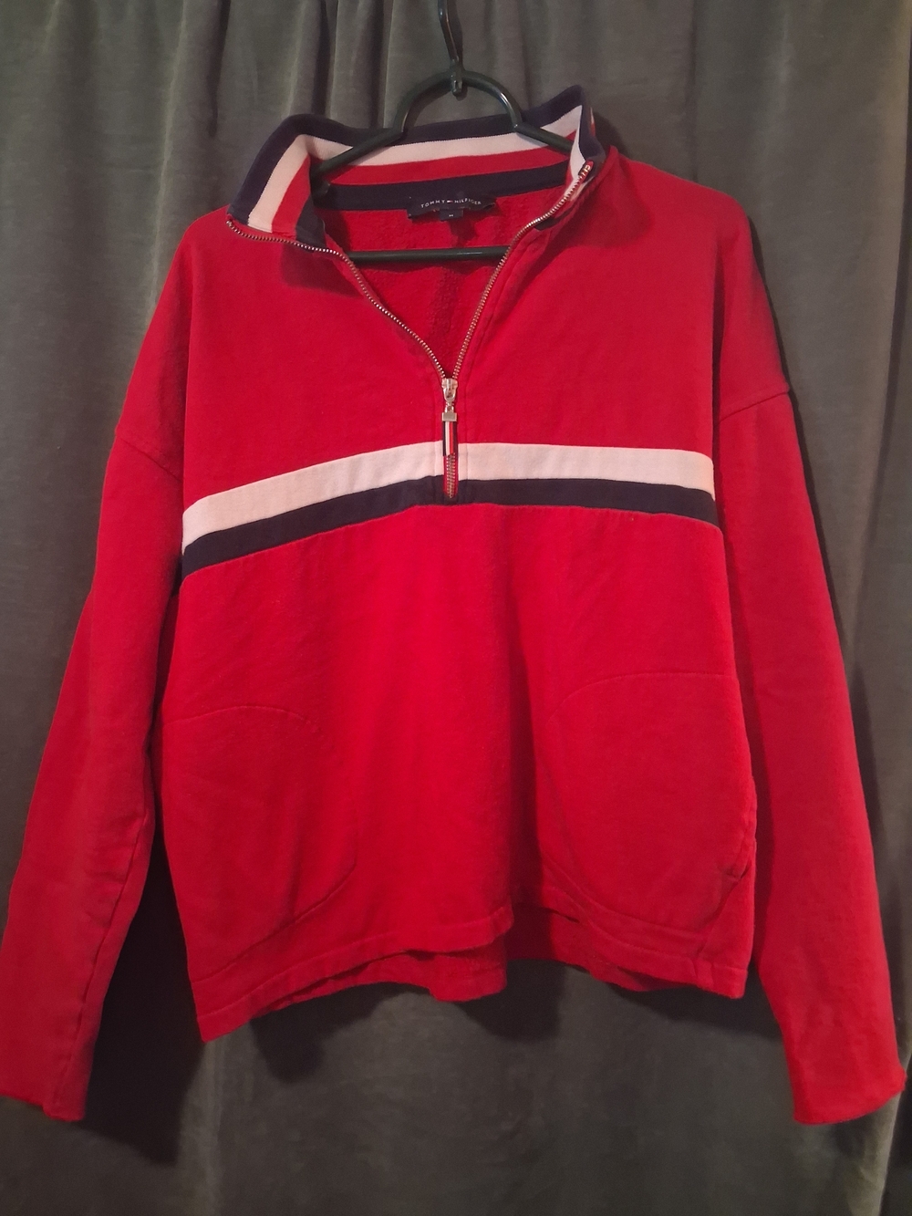 Tommy Hilfiger Pullover Sweater with Stripe Detail